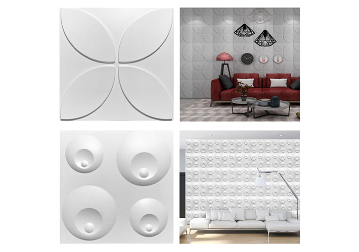 3D Panels Walls In Various Shapes