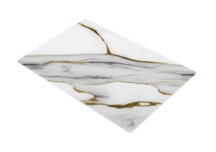 PVC Marble Sheet Gilded Marble Sheet White