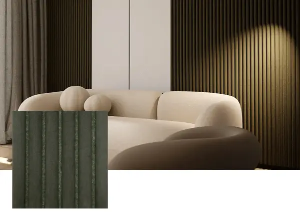 Semi-circle Type Acoustic Panels for Office Studio