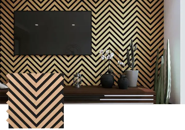 Wooden Sound Diffusing Panels Acoustic Panels